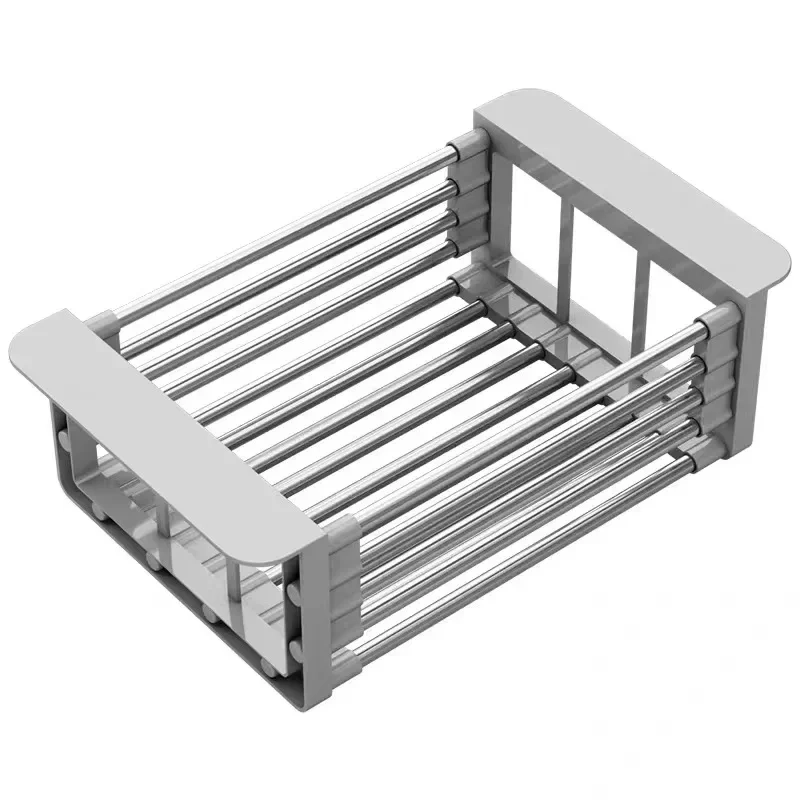 Folding Sink Drain Rack Basket - Image 6