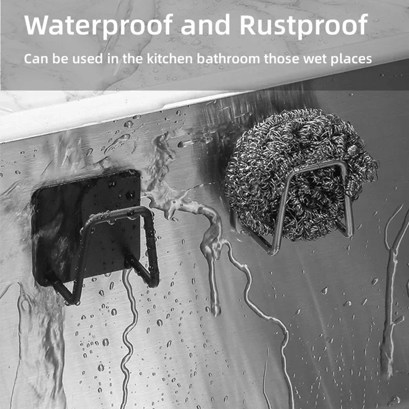 Adhesive Sink Sponge Holder Hook - Image 2