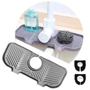 Self-Draining Silicone Soap Holder Tray