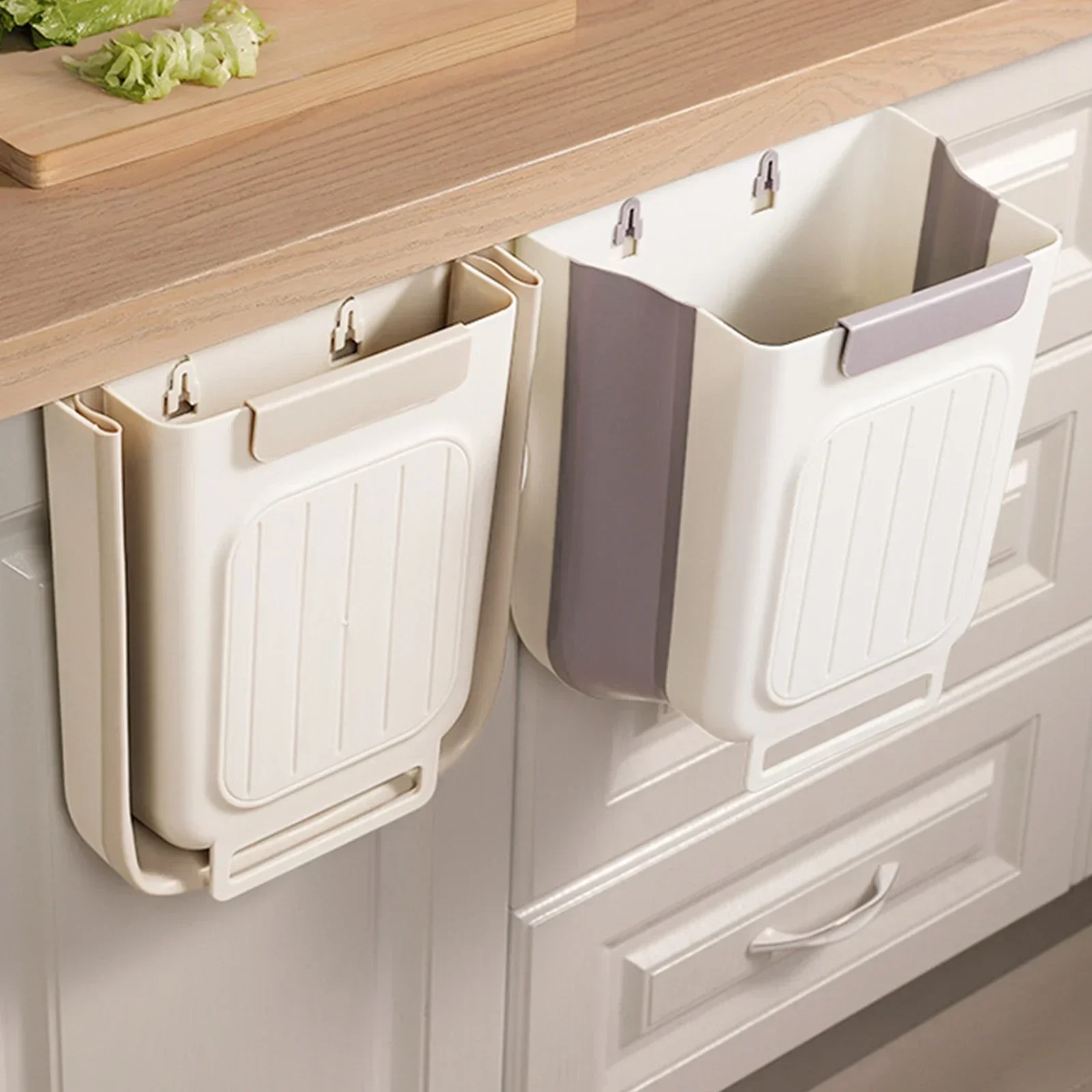 Foldable Hanging Kitchen Trash Bin - Image 2