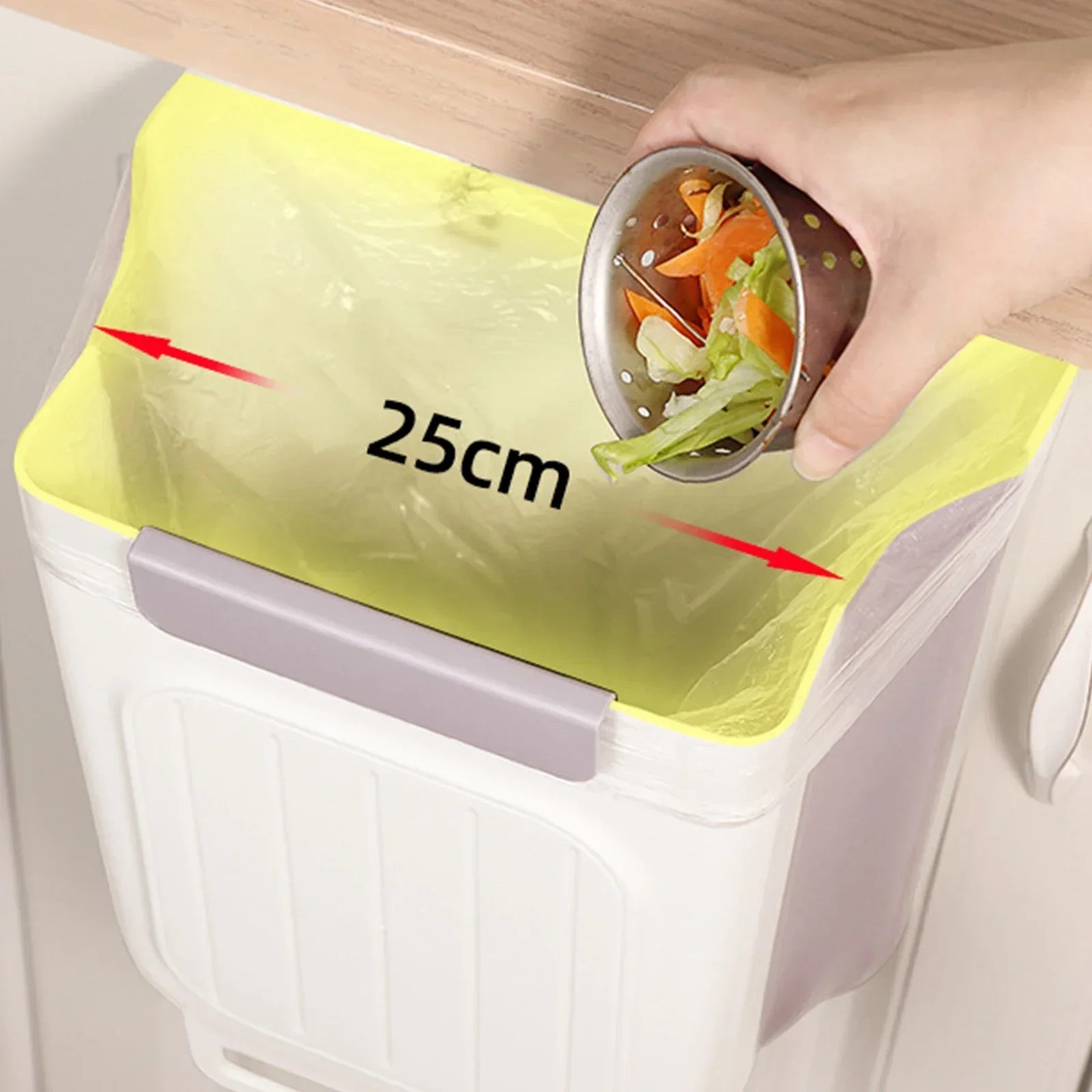 Foldable Hanging Kitchen Trash Bin - Image 3