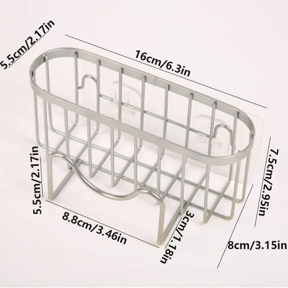 Suction Cup Sponge Drain Rack with Hook - Image 6