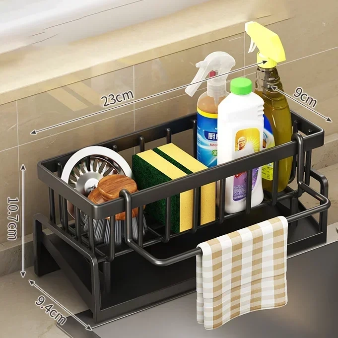 Multifunctional Sink Sponge Organizer Rack - Image 4
