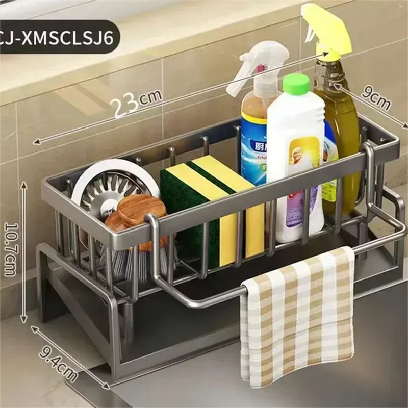 Multifunctional Sink Sponge Organizer Rack - Image 6