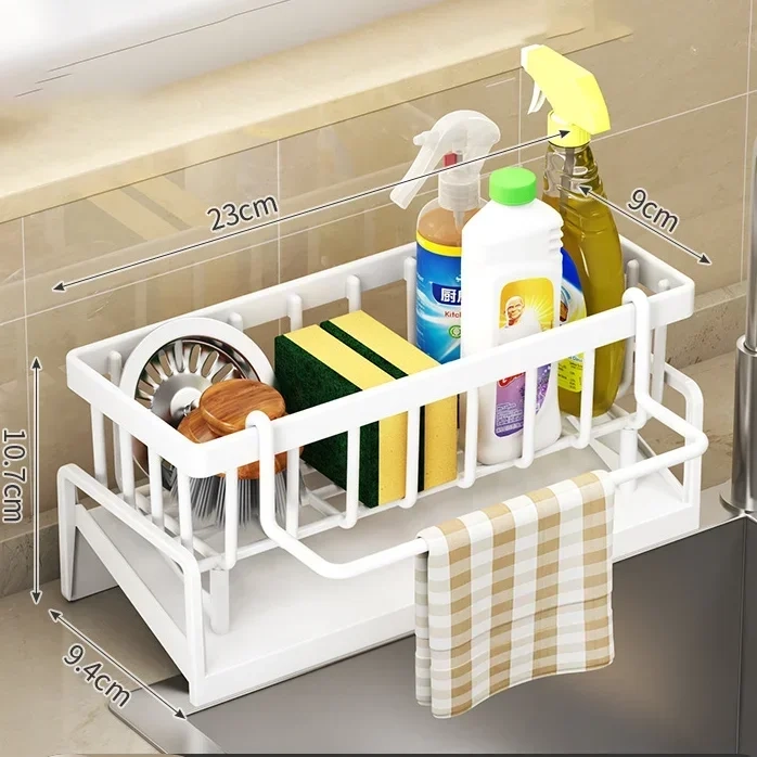 Multifunctional Sink Sponge Organizer Rack - Image 5