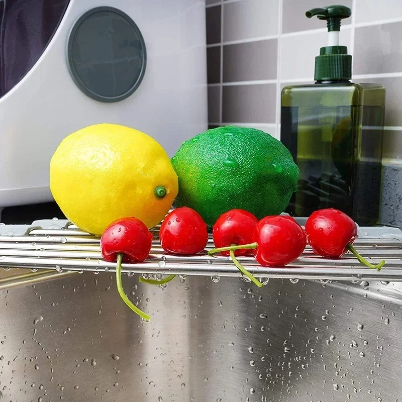 Roll-Up Triangle Sink Drying Rack - Image 3