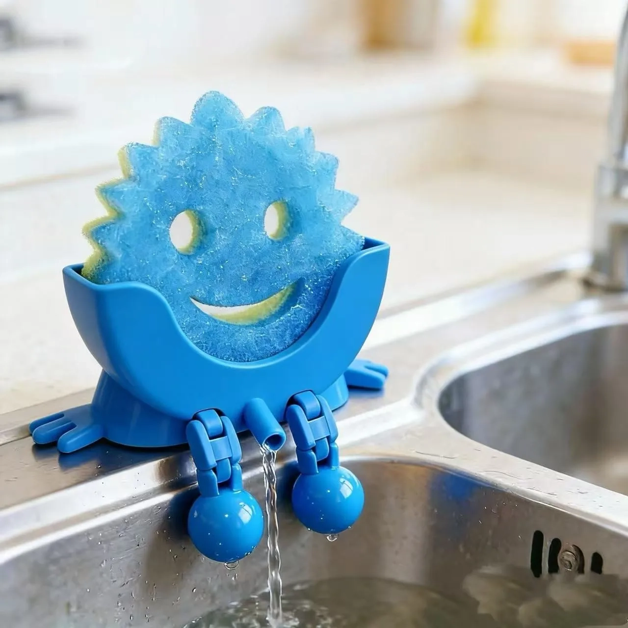Cute Smiley Sponge Holder - Image 11
