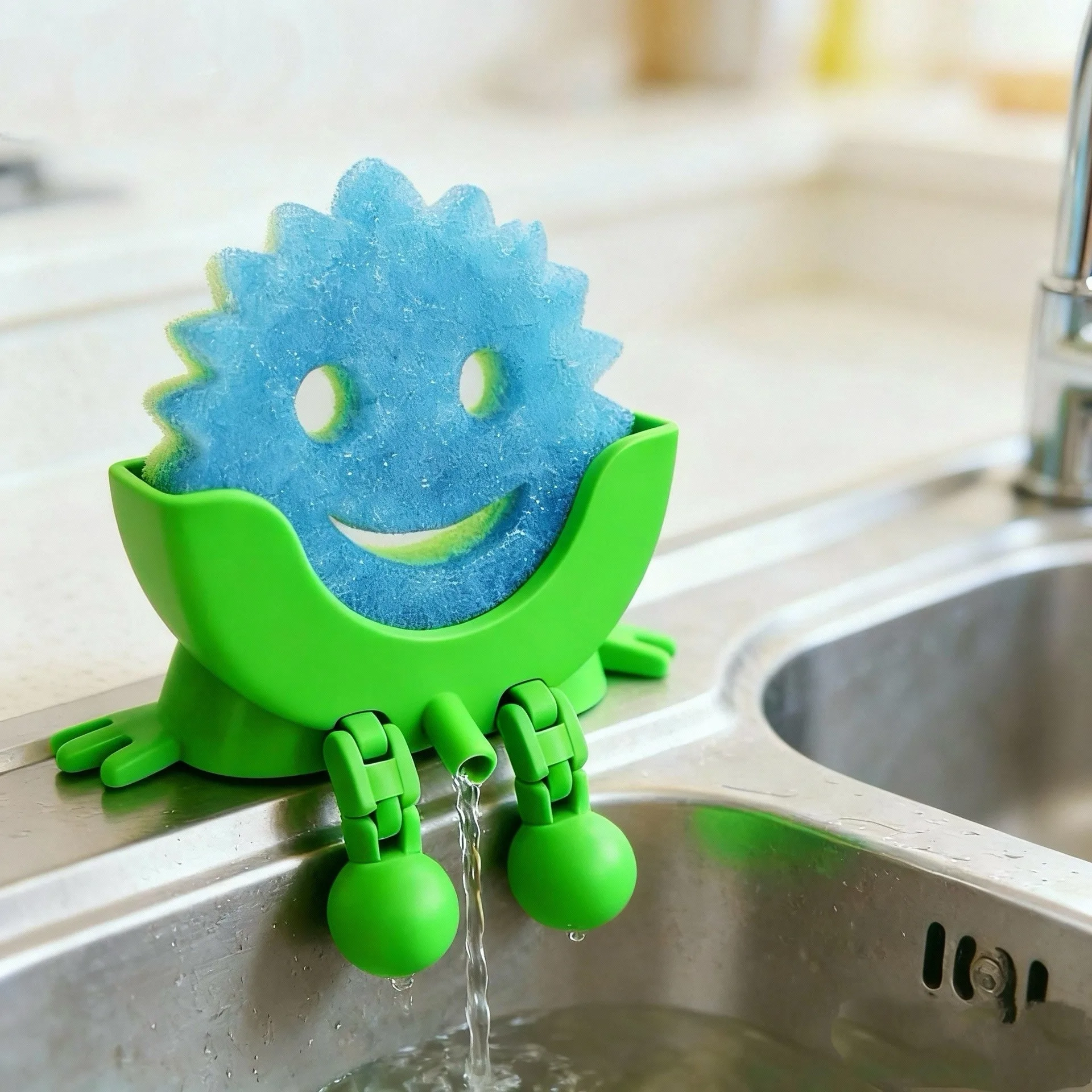 Cute Smiley Sponge Holder - Image 9