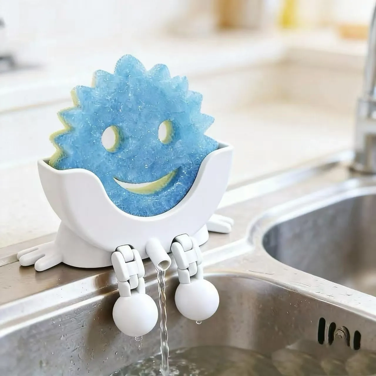 Cute Smiley Sponge Holder - Image 10