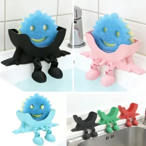 Cute Smiley Sponge Holder