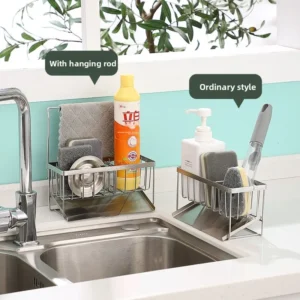 Stainless Steel Sink Organizer with Drain Tray