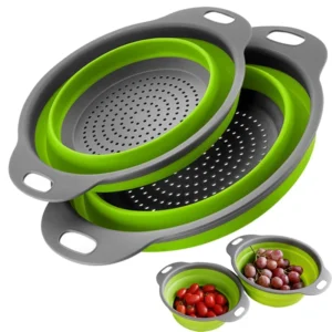 Collapsible Silicone Colander Basket