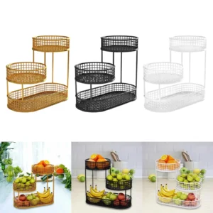 Metal Wire Countertop Fruit Basket