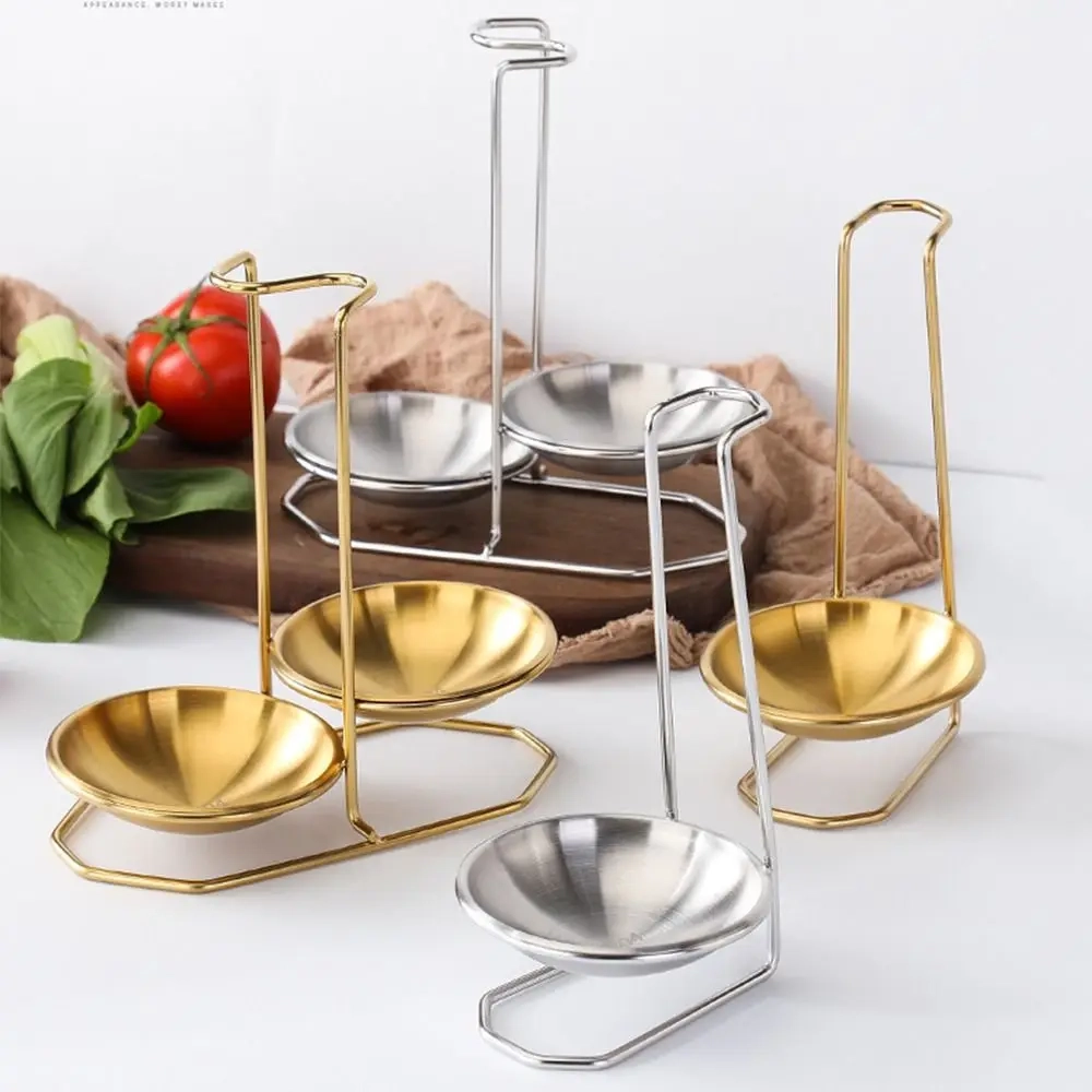 Stainless Steel Spoon and Ladle Rest Rack - Image 2