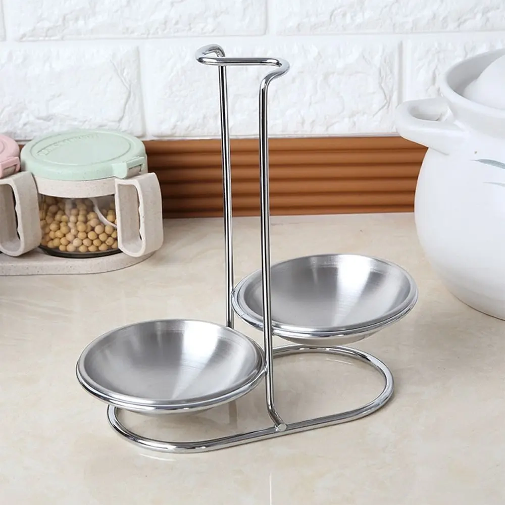 Stainless Steel Spoon and Ladle Rest Rack - Image 3