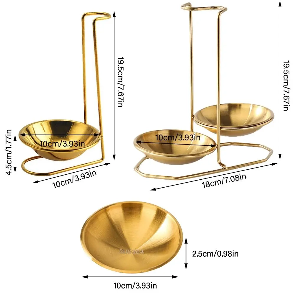 Stainless Steel Spoon and Ladle Rest Rack - Image 5