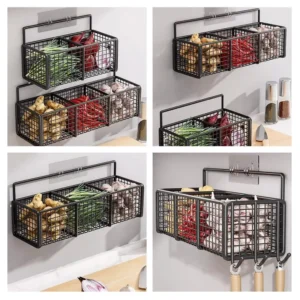 Wall Mounted Kitchen Storage Basket