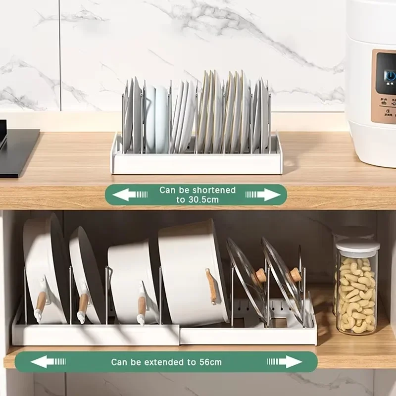 Expandable Pan and Lid Organizer Rack - Image 4