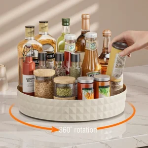 360° Rotating Spice Organizer Tray