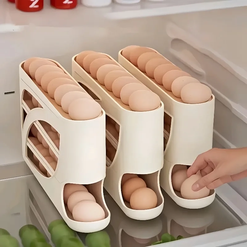 Automatic Rolling Egg Storage Rack