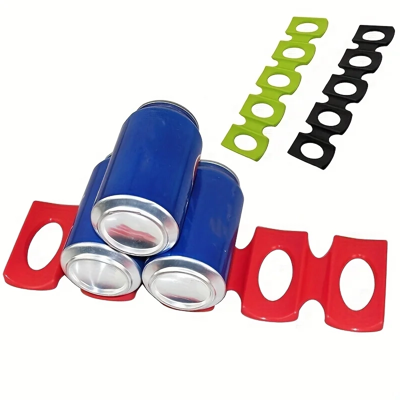 Silicone Bottle and Can Storage Rack - Image 2