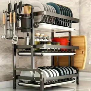 3-Tier Countertop Dish Drying Rack
