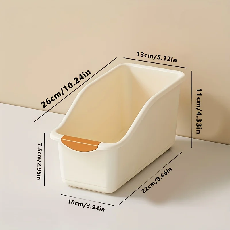 Curved Multi-Use Storage Basket Set - Curved Space-Saving Design, Ideal for Home Organization & Cleaning Supplies Storage - Image 4