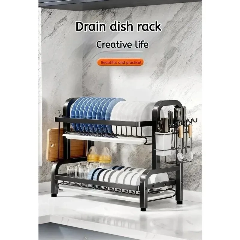 Multifunctional Tableware Storage & Drain Rack - Image 5