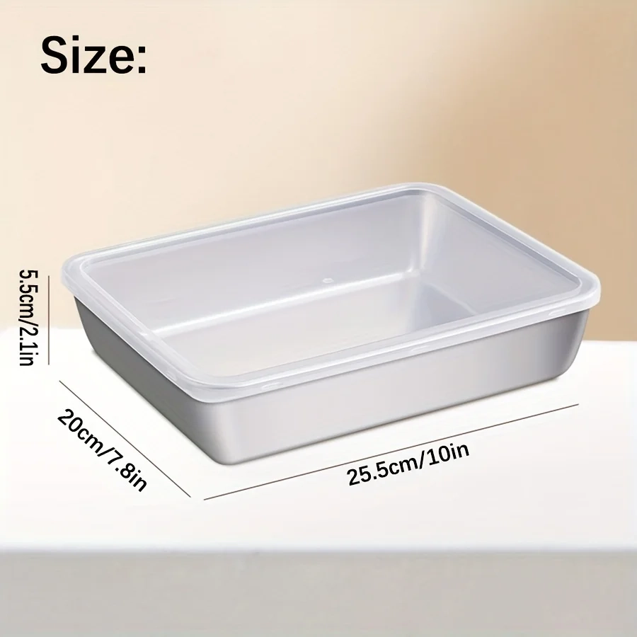 Stainless Steel Airtight Food Storage Container Set - Airtight BPA-Free Kitchen Organizers for Fridge/Pantry/Dry Goods - Image 4