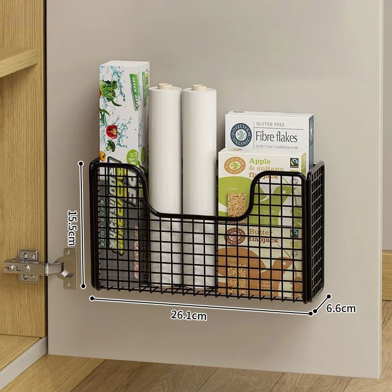 Over Cabinet Door Hanging Storage Basket - Image 5