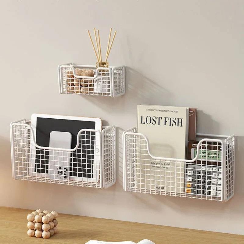 Over Cabinet Door Hanging Storage Basket - Image 2