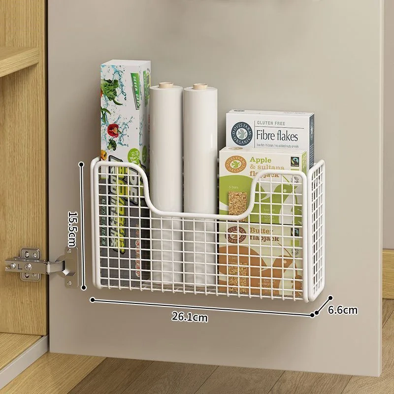 Over Cabinet Door Hanging Storage Basket - Image 4