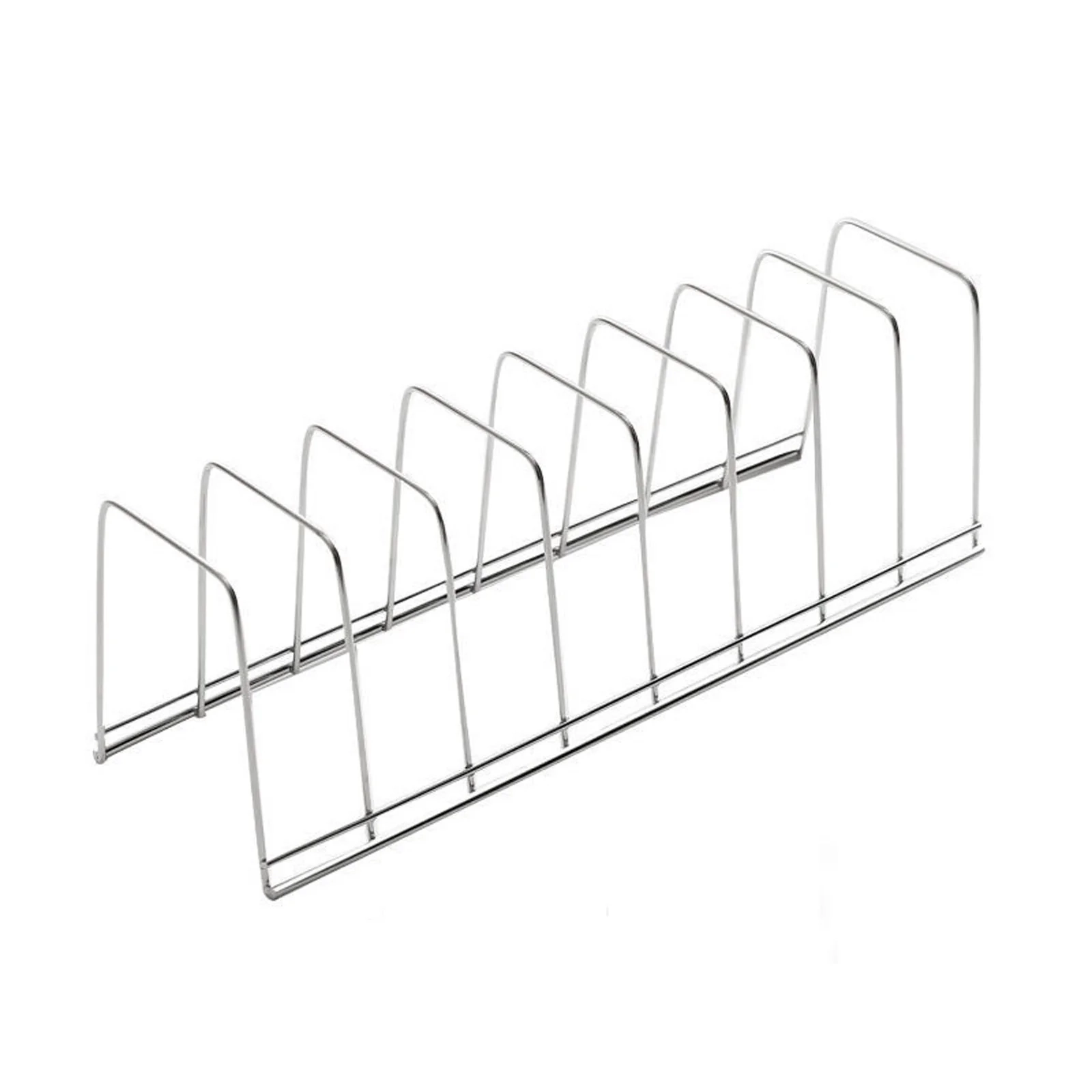 Stainless Steel Plate and Tray Organizer Rack - Image 5