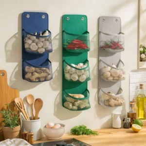 Hanging Mesh Storage Basket Organizer