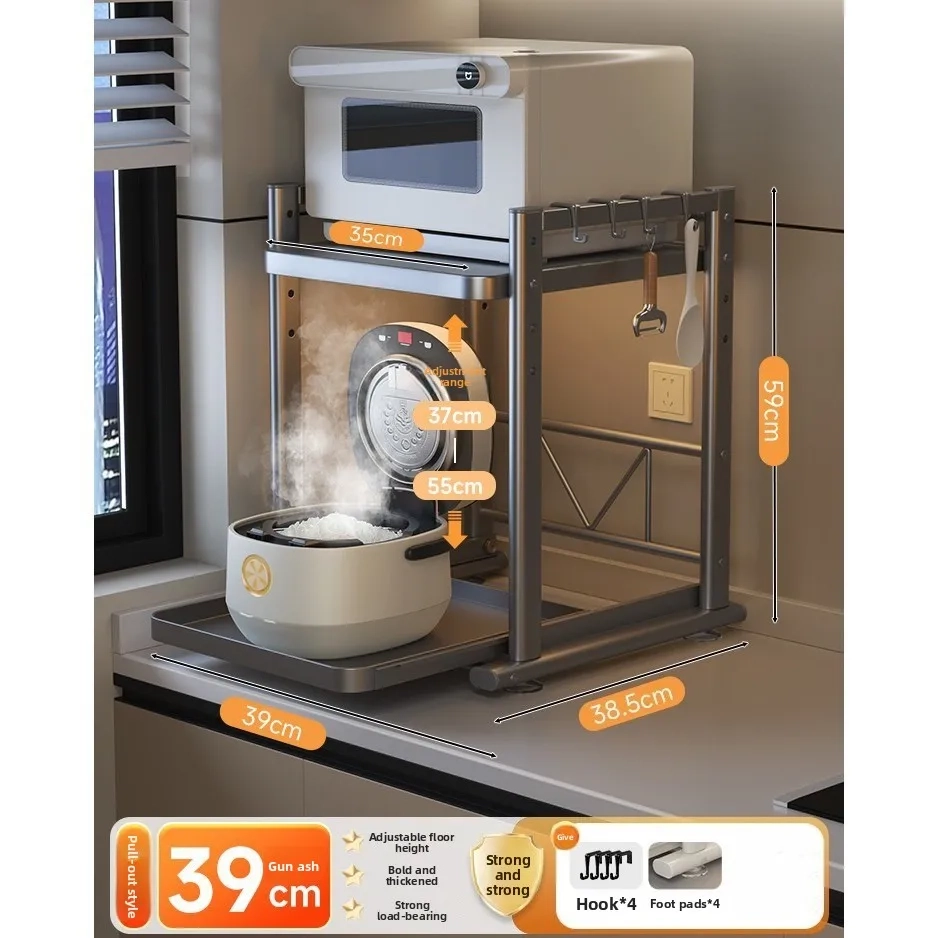 Pull-Out Appliance Storage Rack - Image 18