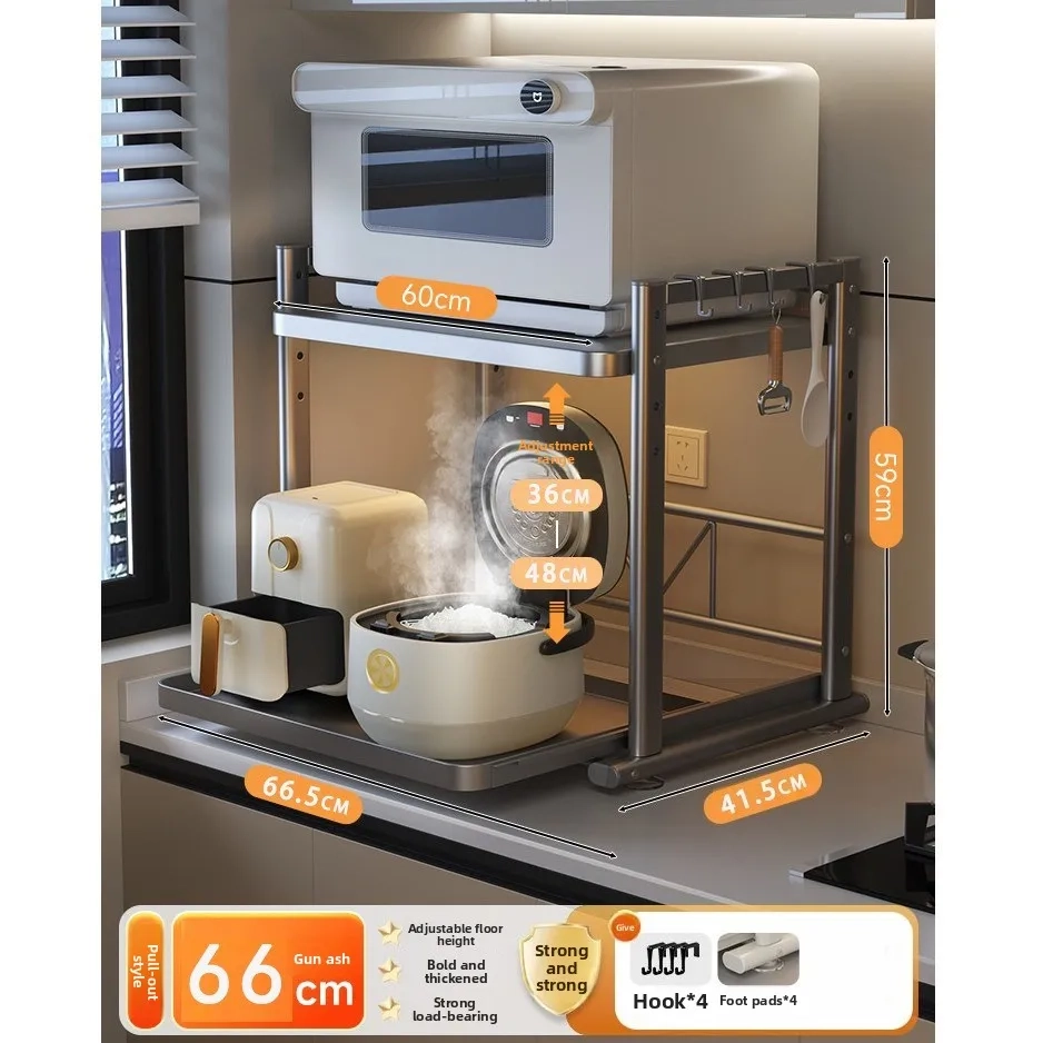 Pull-Out Appliance Storage Rack - Image 20