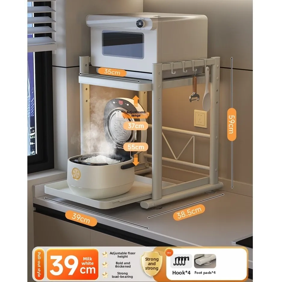 Pull-Out Appliance Storage Rack - Image 13