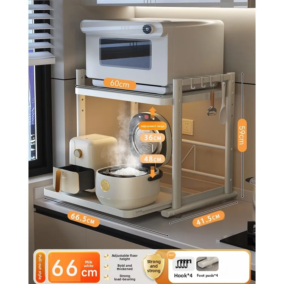 Pull-Out Appliance Storage Rack - Image 15