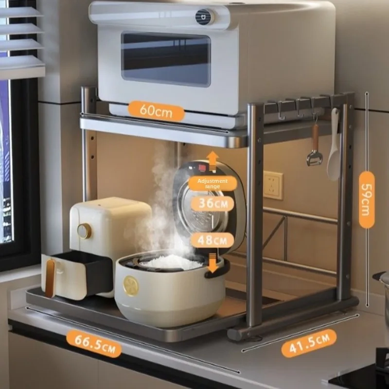 Pull-Out Appliance Storage Rack - Image 2