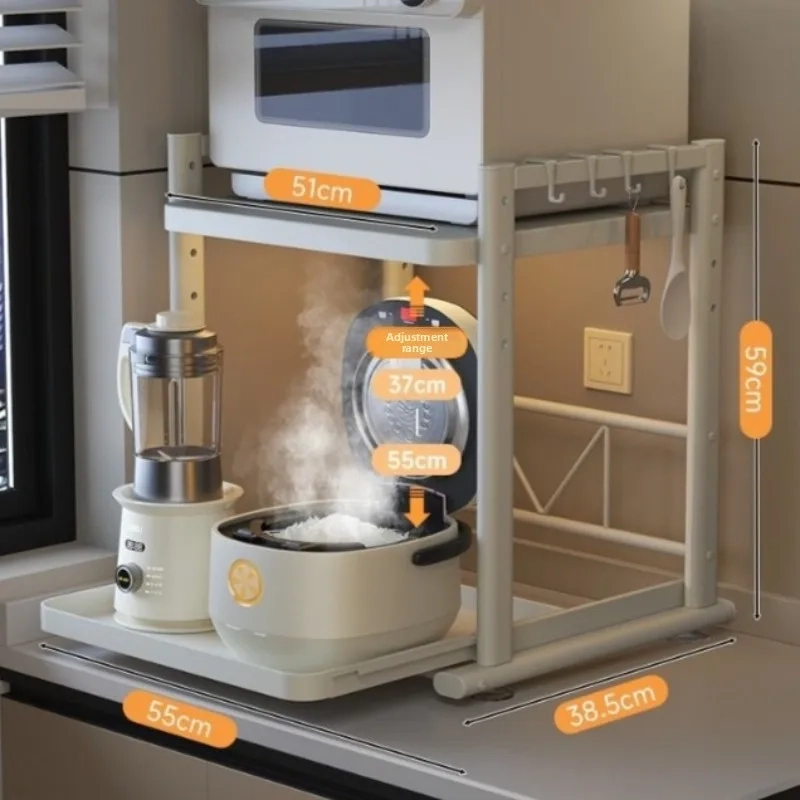 Pull-Out Appliance Storage Rack - Image 3