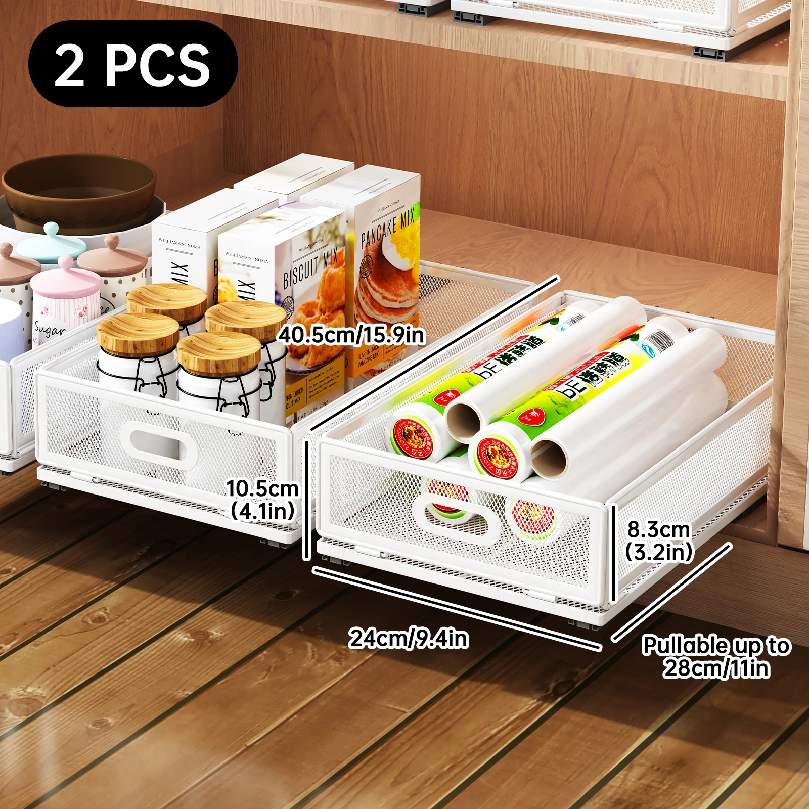 Pull-Out Under-Sink Storage Basket - Image 10