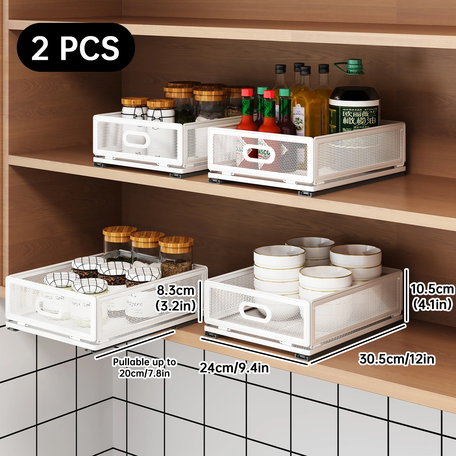 Pull-Out Under-Sink Storage Basket - Image 9