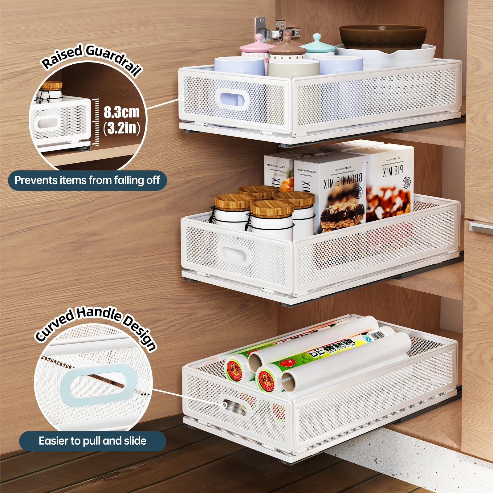 Pull-Out Under-Sink Storage Basket - Image 3