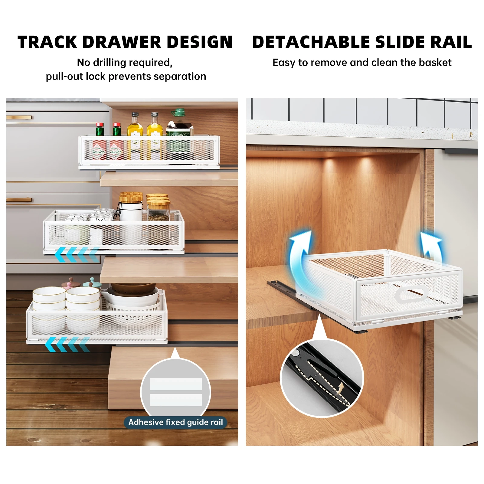 Pull-Out Under-Sink Storage Basket - Image 4