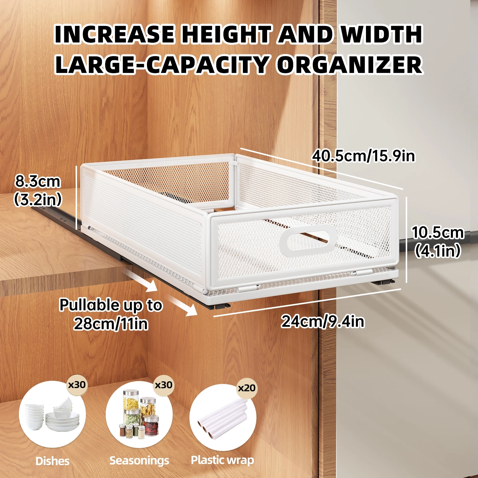Pull-Out Under-Sink Storage Basket - Image 5