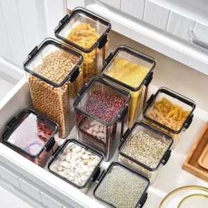 Stackable Airtight Food Storage Container Set