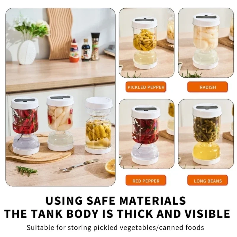 Dry-Wet Separation Pickle Storage Jar - Image 2