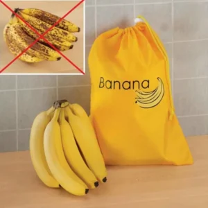 Reusable Produce Fresh-Keeping Storage Bag - Reusable Storage Organizer for Bananas, Lettuce & Vegetables (Drawstring Closure)"
