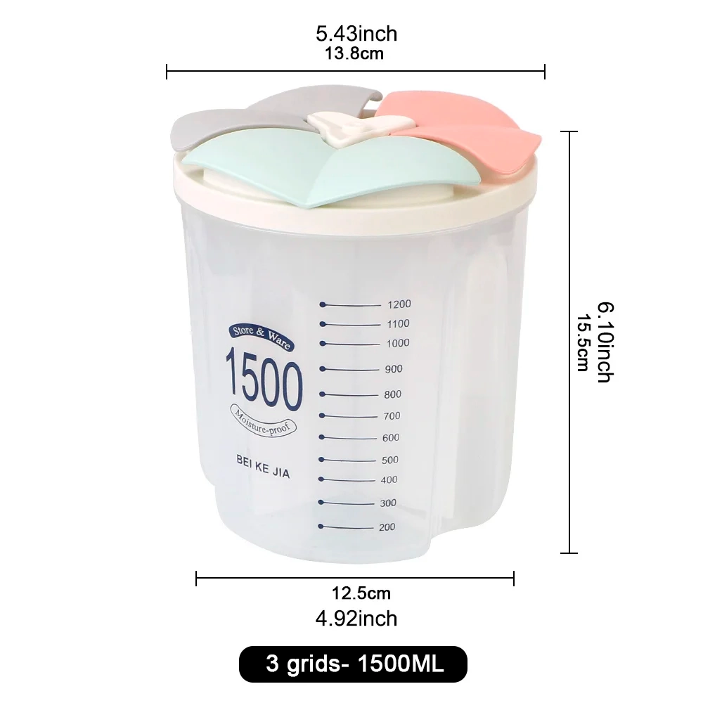 Rotating Compartment Dry Food Storage Container - Image 7