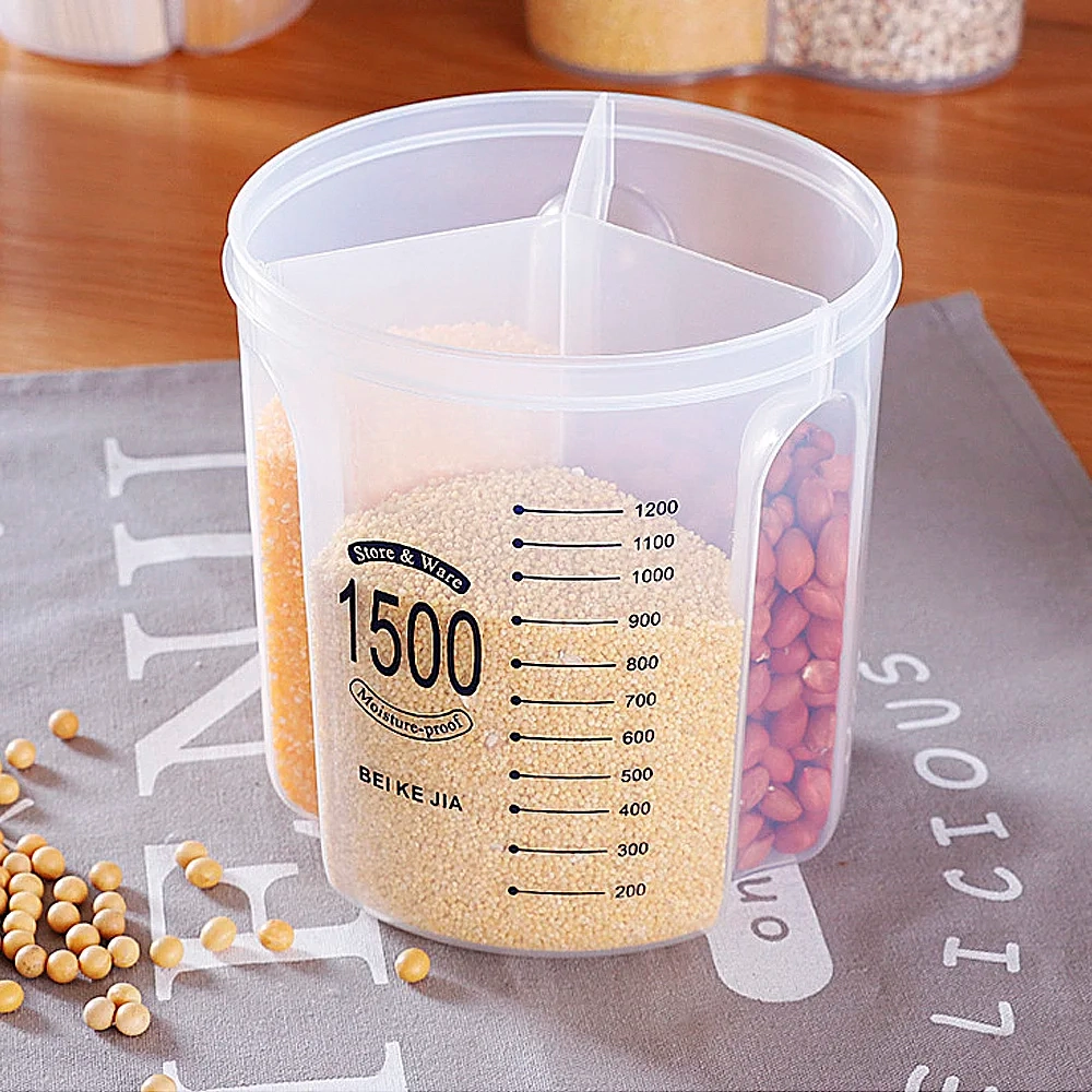 Rotating Compartment Dry Food Storage Container - Image 2